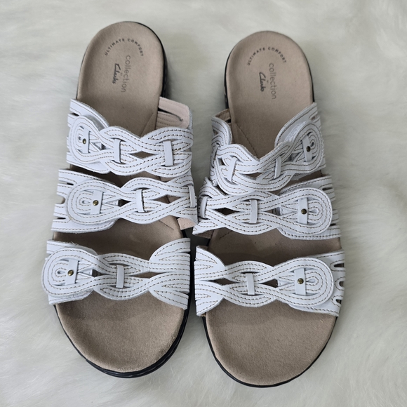 Clarks Leisa Faye Comfort Slide Sandals Women's 11 - Picture 2 of 8